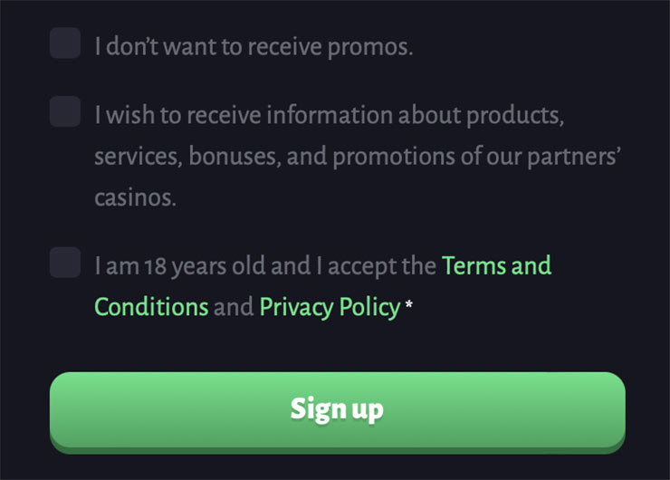accept the Terms and Conditions
